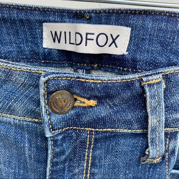 Wildfox Distressed Moto Biker Skinny Jeans - Picture 13 of 15